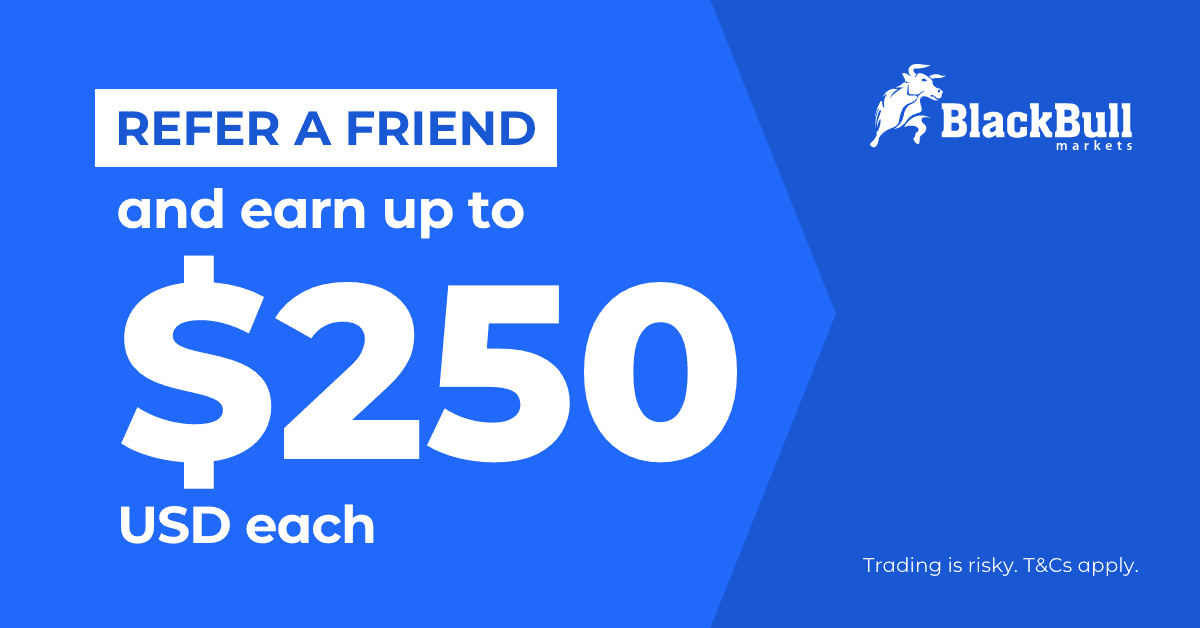 $250 Refer a Friend Bonus – BlackBull Markets